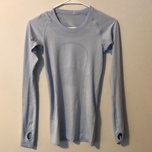 NWOT lululemon blue long sleeve!